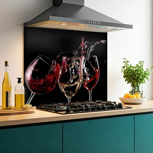 Printed glass kitchen - printed,