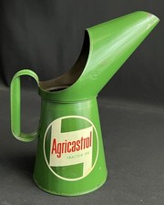 AGRICASTROL TRACTOR QUART OIL POURER VINTAGE CASTROL FARM GARAGE DISPLAY JUG CAN