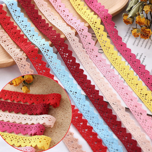 10m cotton lace trim - 2/5/10m,