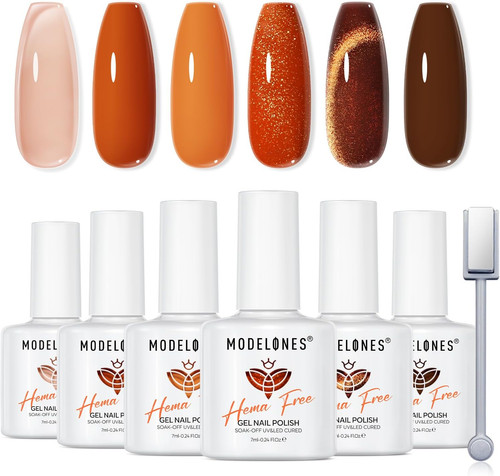 Gel nail polish - set, colors