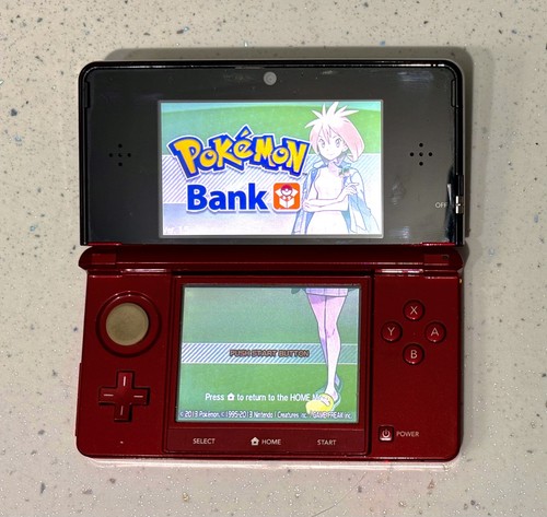 Nintendo 3ds red 32gb bank - nintendo, &