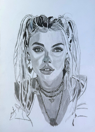 Unframed original signed - original, ooak