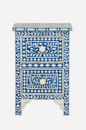 Blue bone inlay - bone, 2