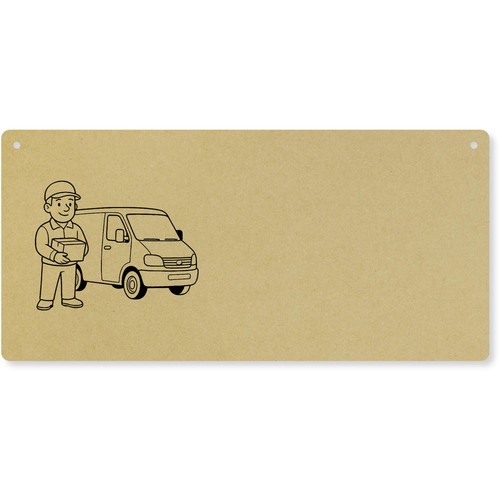 Delivery man van - &, van'