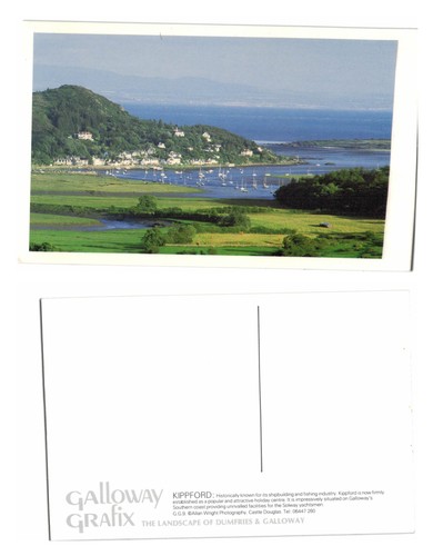 Postcard kippford village - postcard,
