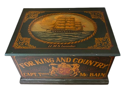 Captain sea chest trunk - captain's,