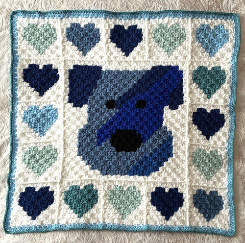 Crochet blanket lap cot doll - crochet,
