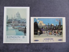2 POSTCARDS REPROS VINTAGE