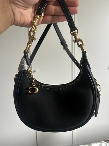 Coach black smooth - coach, leather