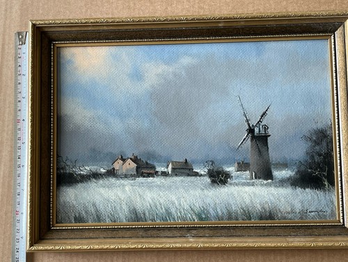 Alfred saunders signed oil - alfred,