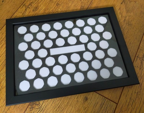 Coin display frame - , large