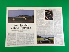 1993 PORSCHE 968 CABRIO