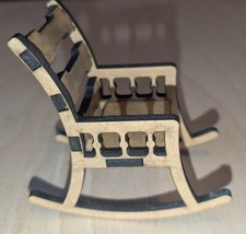 Wooden dolls house miniature - dolls,