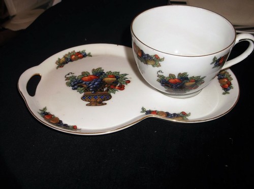 Vintage gilded victoria china - vintage,