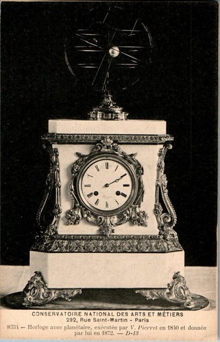 Pierret planetary clock 1872 - clock,,
