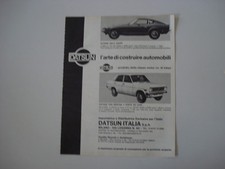 advertising Advertising 1973 DATSUN 240 Z COUPE'/1200 SEDAN