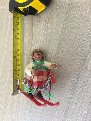 Vintage steiff mecki skiing - vintage,