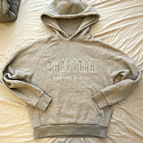 Trapstar grey fleece - grey,