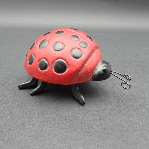 Vintage cast iron - iron, ladybug