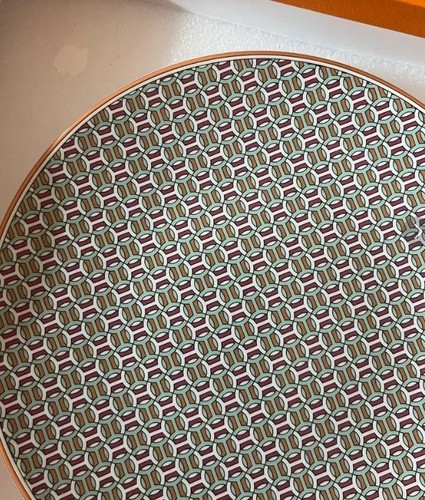 Hermès tie set plate - hermès,