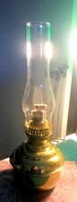 Nice Vintage Dual Brass Oil lamp