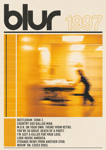 Blur 1997 music - music, print