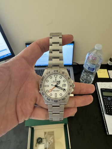 Rolex explorer white - ii,