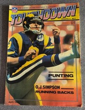 AMERICAN FOOTBALL MAGAZINE ** TOUCHDOWN ** VOL 4 NO 1 ** NFL UK 1986