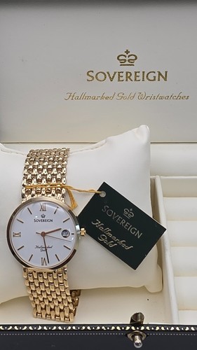 Sovereign hallmarked gold 9ct - hallmarked,