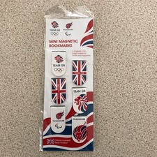 LONDON OLYMPICS 2012 COLLECTIBLE OFFICIAL TEAM GB MINI MAGNETIC SIX BOOKMARKS