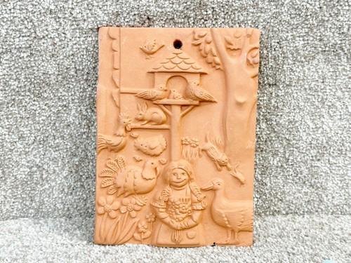 Vintage terracotta wall tile - vintage,