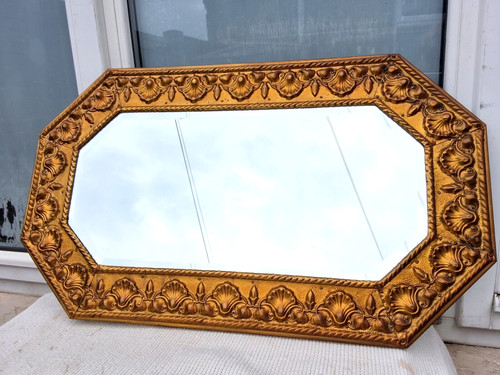 Vintage octagonal bevelled - vintage,