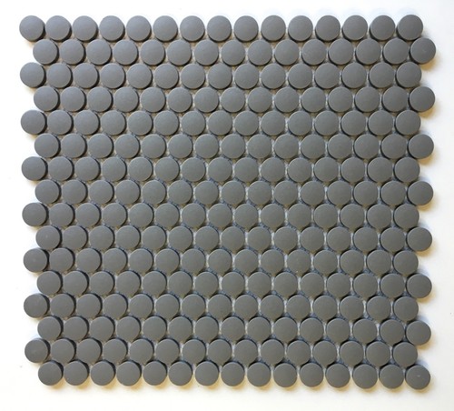 Penny round unglazed - penny, 3/4"