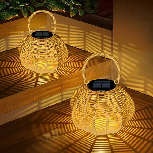 2pcs solar lanterns - 2pcs,