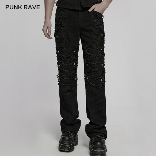 Punk rave men black gothic - punk,