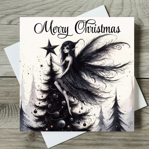 Gothic christmas card goth - gothic,