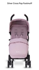 Silver Cross Pop Footmuff / Cosytoes / Seat Liner In Dusky Pink
