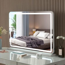 Hollywood Makeup Vanity Mirror with LED Lights Strap, Large Cosmetic 55 x 80 cm
