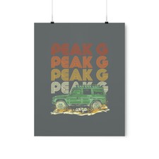 Gwagen - Peak G Matte Vertical Poster
