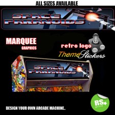 Space paranoids graphic arcade - paranoids,