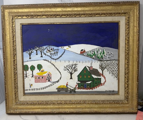 Vintage 1972 folk art - 1972,