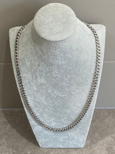 Stainless steel silver curb - steel,