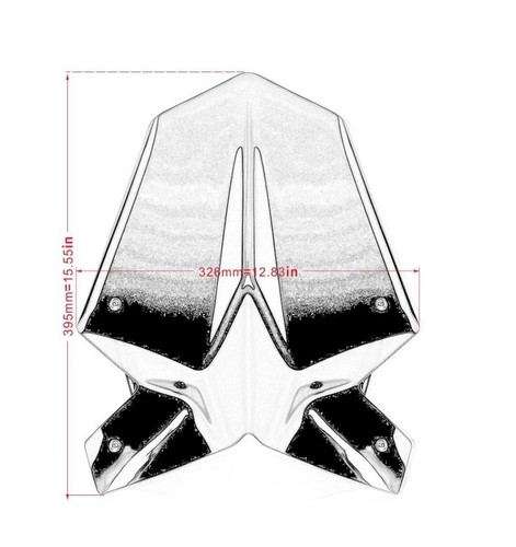 Dark smoke screen windscreen - dark,