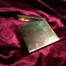 Vintage Brass Cigarette Case