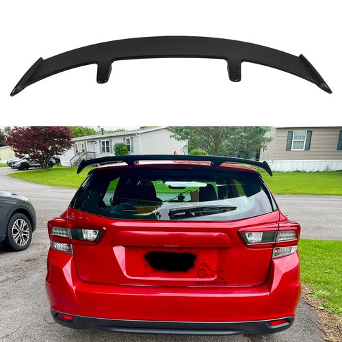 Matte black rear roof - black,