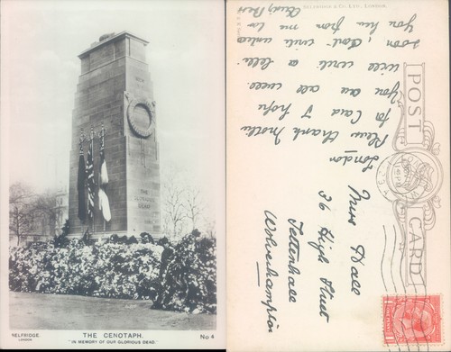 The cenotaph memorial - the, in