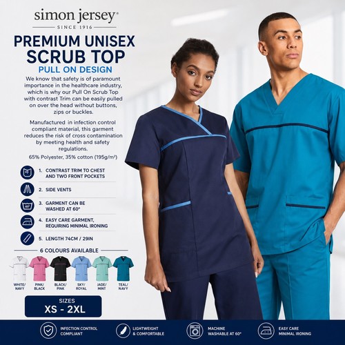 Nurses scrub top tunic neck - nurses,