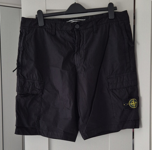 Stone island black - black, bermuda