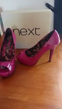 Next shoes ladies Pink Patent