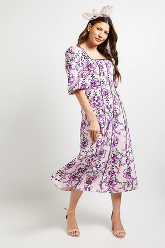 Wallis pink fit flare - wallis,